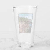 Acadia National Park Monument Cove MDI Glas (Achterkant)