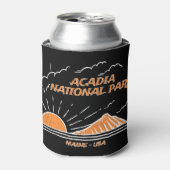 Acadia National Park Mountain naar Zee Blikjeskoeler (Blikje Voorkant)