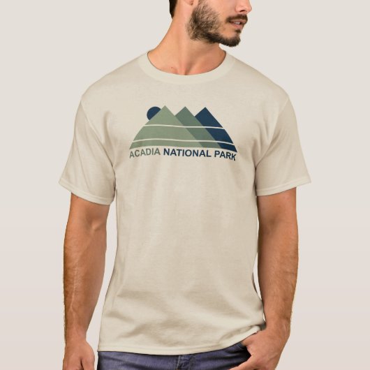 Acadia National Park Mountain Sun T-shirt (Voorkant)