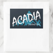 Acadia National Park Mountains Rechthoekige Sticker (Tas)