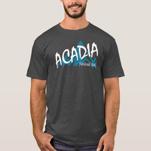 Acadia National Park Mountains T-shirt (Voorkant)