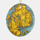 Acadia National Park - Mt Desert Is-versiering Keramisch Ornament (Links)