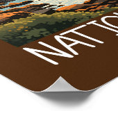 Acadia National Park Otter Cliff in distressed sti Poster (Hoek)
