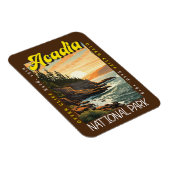 Acadia National Park Otter Cliff in nood Magneet (Rechterzijde)