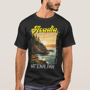 Acadia National Park Otter Cliff Maine Vervuild T-shirt