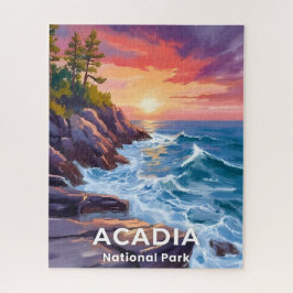Acadia National Park | Otter Cliffs Maine Reizen Legpuzzel