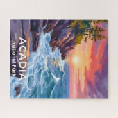 Acadia National Park | Otter Cliffs Maine Reizen Legpuzzel (Horizontaal)