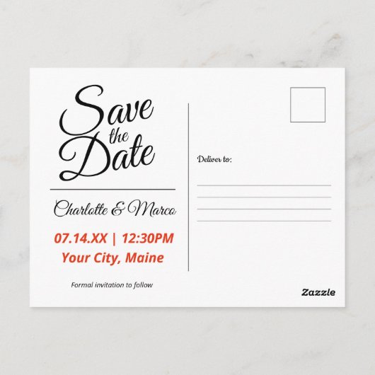 Acadia National Park - Perched Puffin Briefkaart (Achterkant)