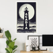 Acadia National Park Poster (Thuiskantoor)