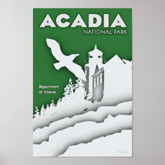 Acadia National Park Poster (Voorkant)