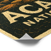 Acadia National Park Poster (Hoek)