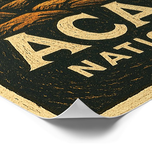 Acadia National Park Poster (Hoek)