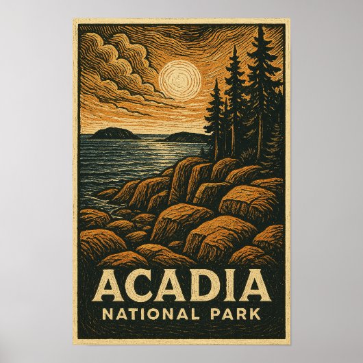Acadia National Park Poster (Voorkant)