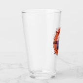 Acadia National Park Puffin Retro Compass Embleem Glas (Rechts)