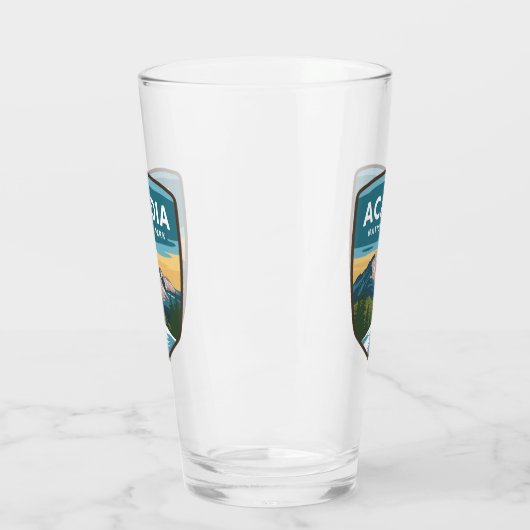 Acadia National Park Reisbadge Glas (Links)