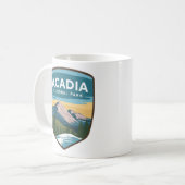 Acadia National Park Reisbadge Koffiemok (Voorkant links)