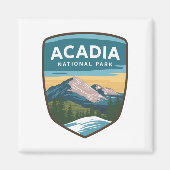 Acadia National Park Reisbadge Magneet (Voorkant)