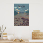 Acadia National Park Reisposter Poster (Keuken)