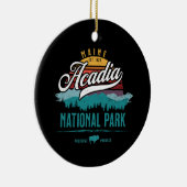ACADIA NATIONAL PARK RETRO SUN HOLIDAY ORNAMENT (Rechts)