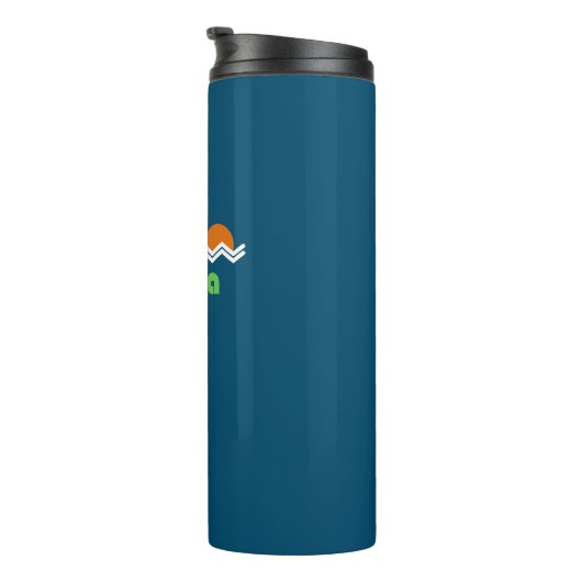 Acadia National Park Retro Thermosbeker (Geroteerd rechts)