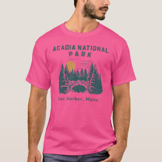 Acadia National Park retro vriend T-shirt