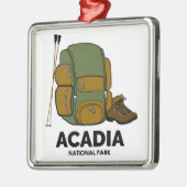 Acadia National Park-rugzak Metalen Ornament (Links)