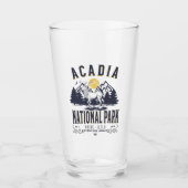 Acadia National Park Rustic Landscape Glas (Voorkant)