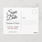Acadia National Park Save the Date Briefkaart (Achterkant)