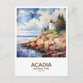 Acadia National Park Save the Date Briefkaart (Voorkant)