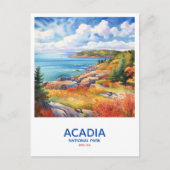 Acadia National Park Save the Date Briefkaart (Voorkant)