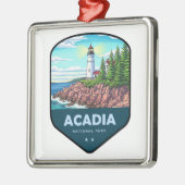 Acadia National Park Schild Metalen Ornament (Links)