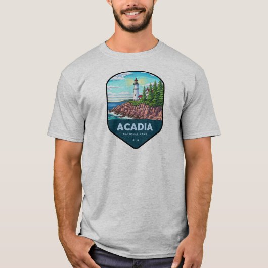Acadia National Park Schild T-shirt (Voorkant)