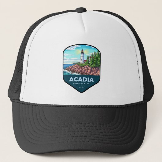 Acadia National Park Schild Trucker Pet (Voorkant)