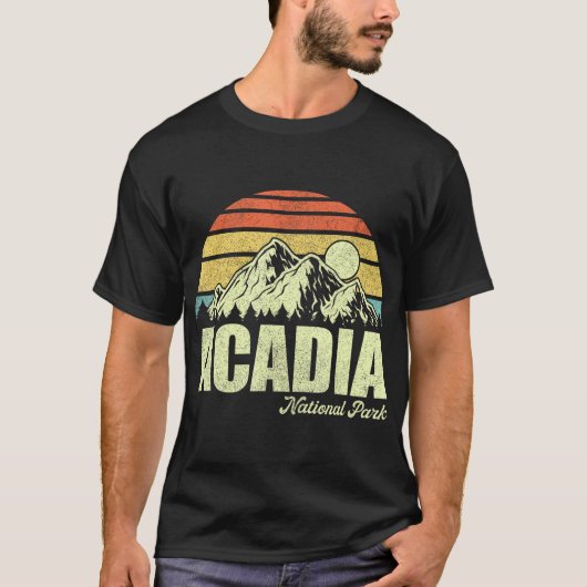 Acadia National Park Shirten Bergwandeling T-shirt (Voorkant)