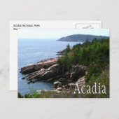 Acadia National Park Shoreline, Maine Briefkaart (Voorkant / Achterkant)