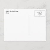 Acadia National Park Shoreline, Maine Briefkaart (Achterkant)