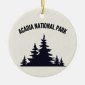 Acadia National Park Souvenir Kerstornament Keramisch Ornament (Voorkant)