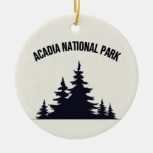 Acadia National Park Souvenir Kerstornament