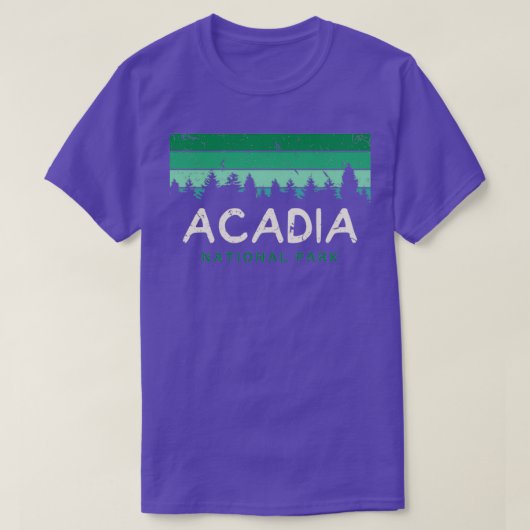 Acadia National Park  Souvenir Maine ME T-shirt (Design voorkant)