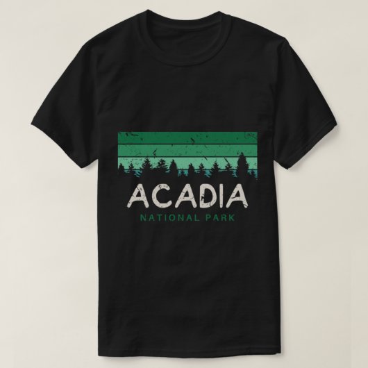 Acadia National Park  Souvenir Maine ME T-shirt (Design voorkant)