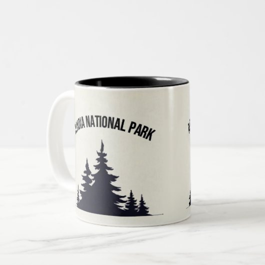 Acadia National Park Souvenir Mok (Voorkant links)