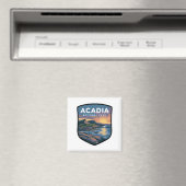 Acadia National Park Sunset Badge Magneet (Insitu (Vaatwasser))