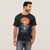 Acadia National Park - Sunset Coastline T-shirt (Voorkant volledig)
