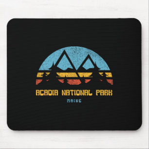 Acadia National Park T-shirt Maine Retro Vintage W Muismat