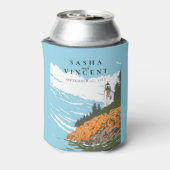 Acadia National Park Trouw Retro Blikjeskoeler (Blikje Achterkant)