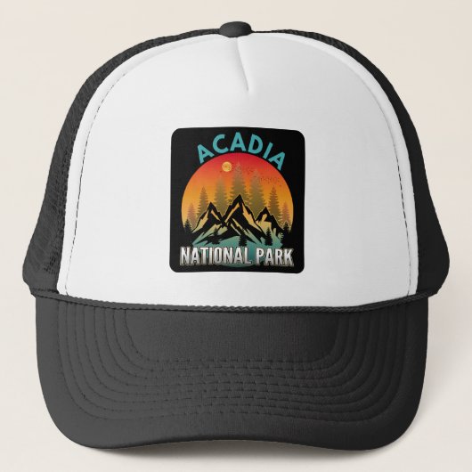 Acadia National Park  Trucker Pet (Voorkant)