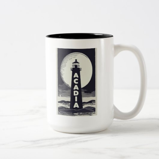 Acadia National Park Tweekleurige Koffiemok (Rechts)