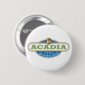 Acadia National Park USA Ronde Button 5,7 Cm (Voorkant /achterkant)