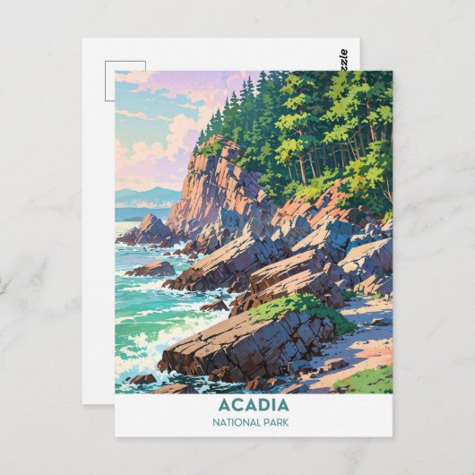 Acadia National Park, Verenigde Staten Briefkaart (Voorkant / Achterkant)