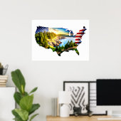 Acadia National Park, Verenigde Staten Poster (Thuiskantoor)